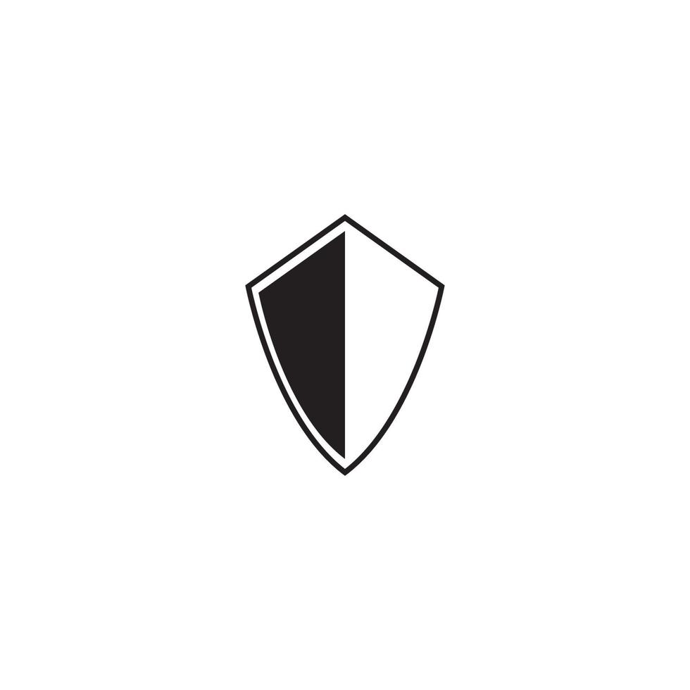 shield icon. vector illustration design template.