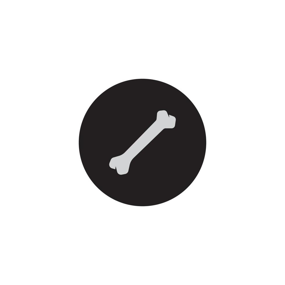 bone icon. vector illustration design template.