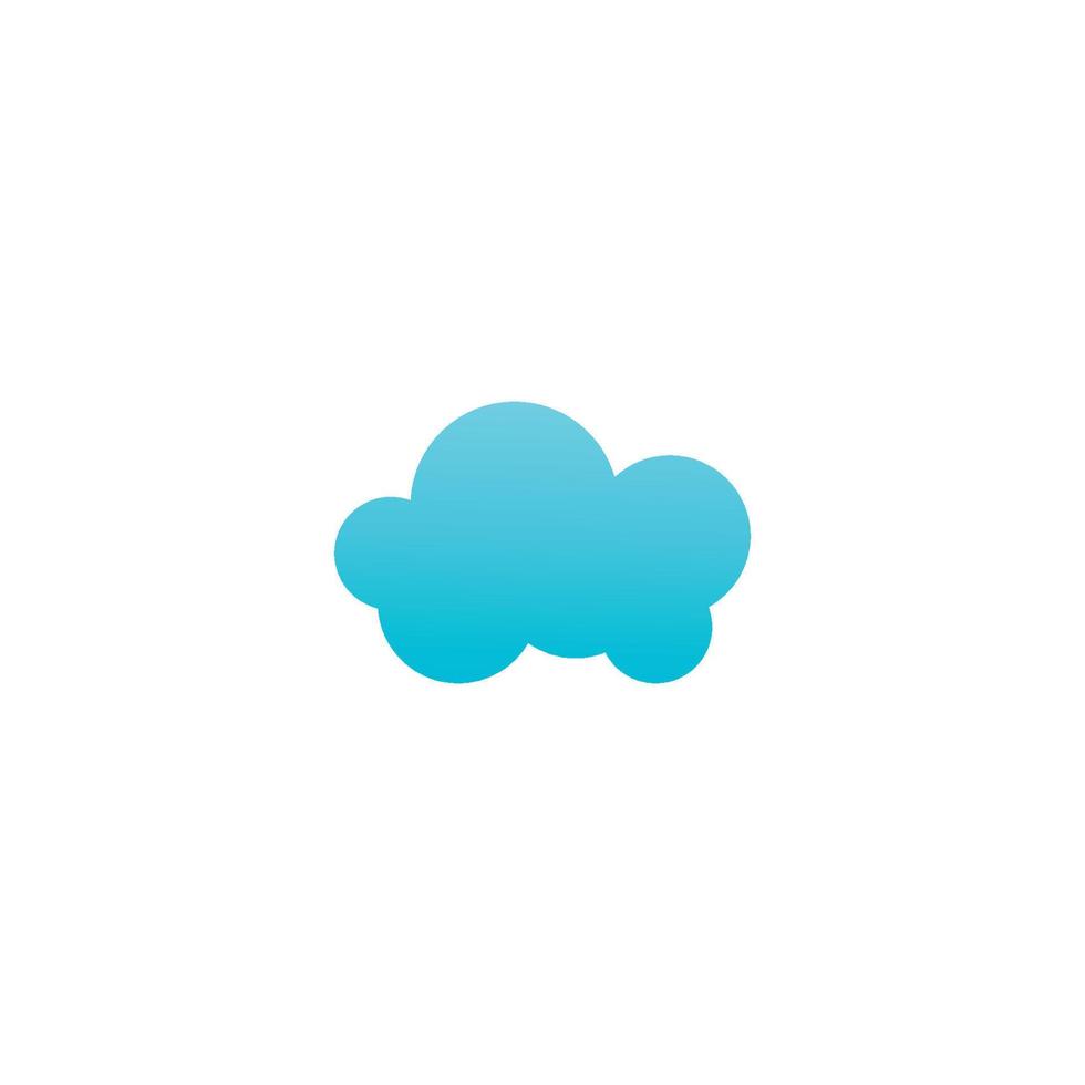 Cloud icon. vector illustration design template.