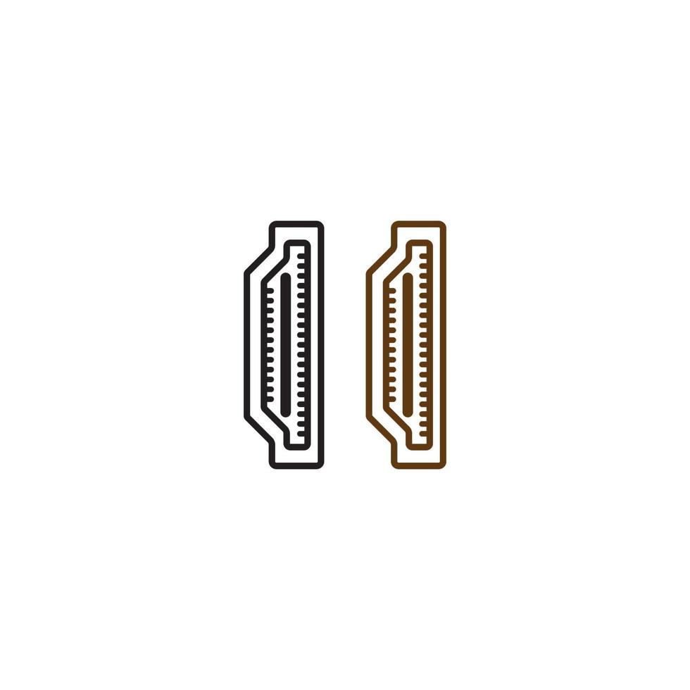 HDMI icon. vector illustration design template.