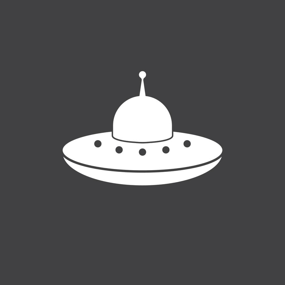 UFO logo. vector illustration design template.