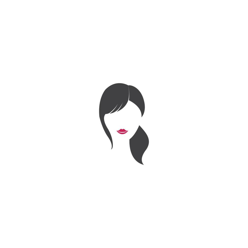 icono de cabello diseño de plantilla de ilustración vectorial. vector