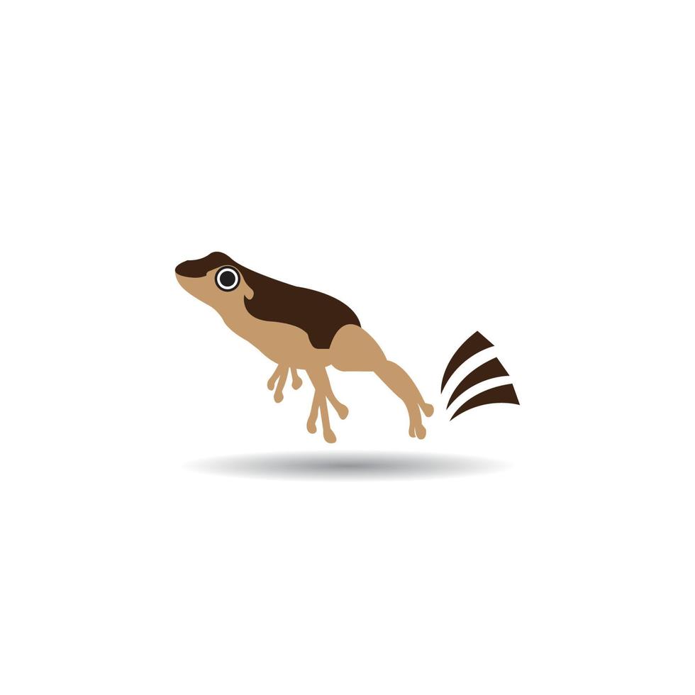 Frog icon. vector illustration template design.