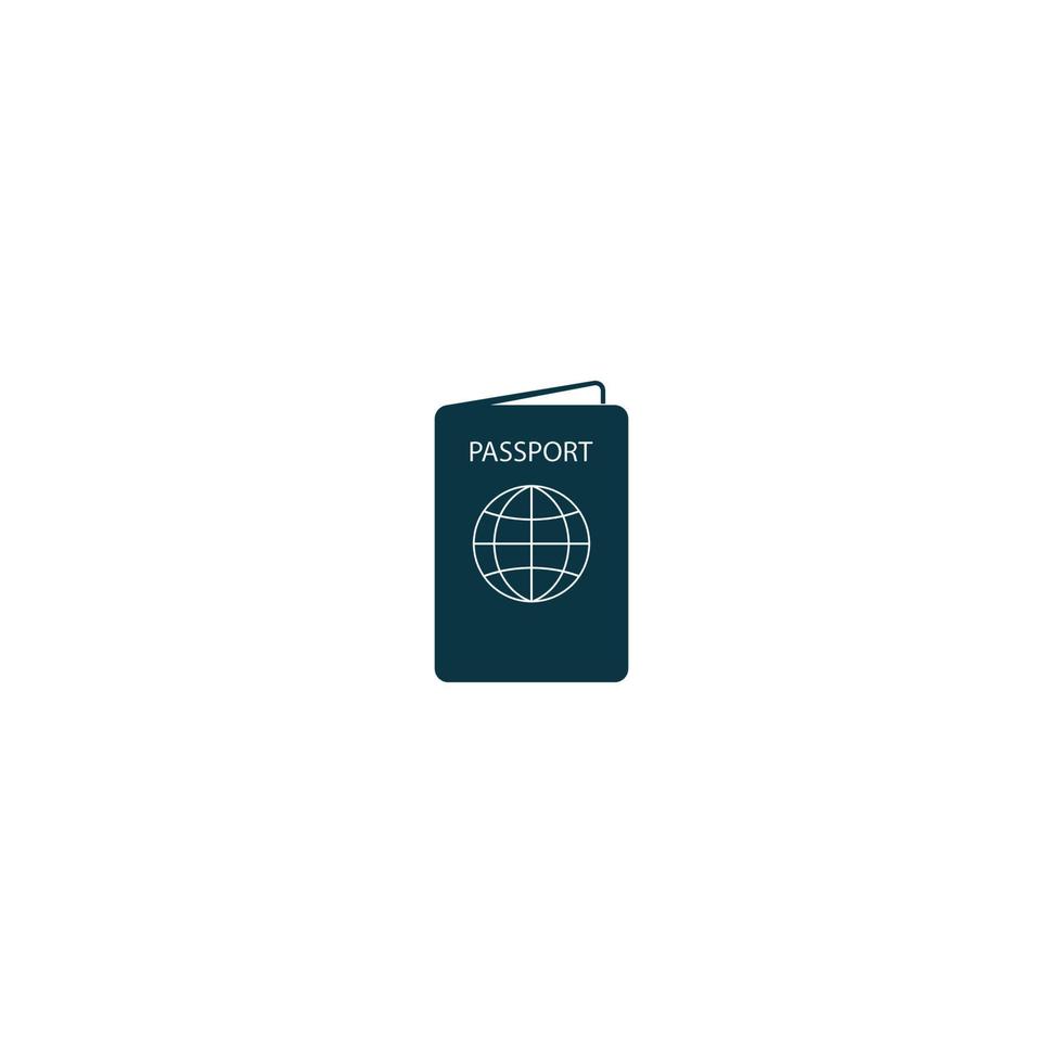 Passport icon. vector illustration design template.