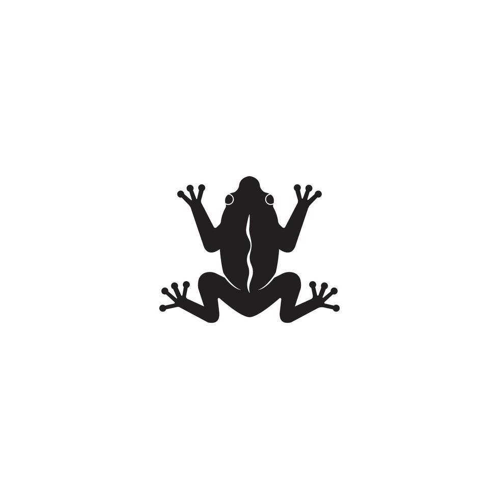 Frog icon. vector illustration template design.