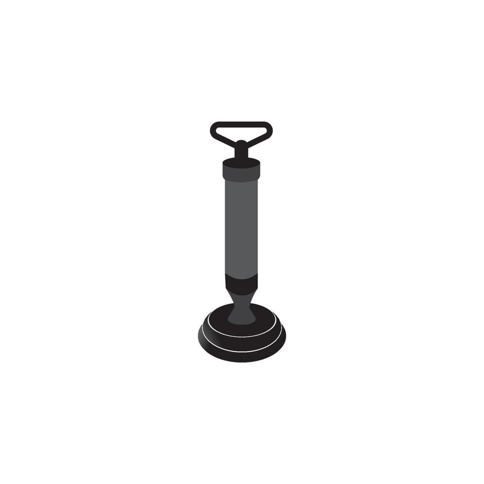 plunger icon. vector illustration template design