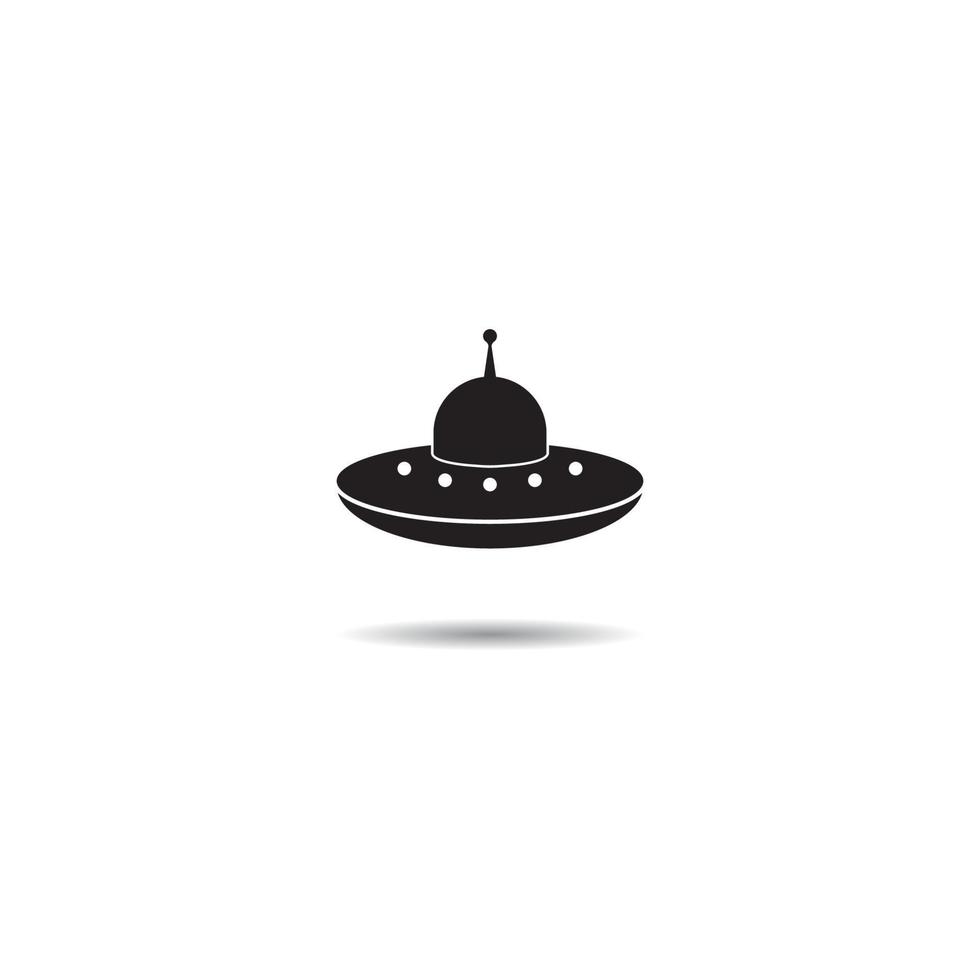 UFO icon vector illustration template design