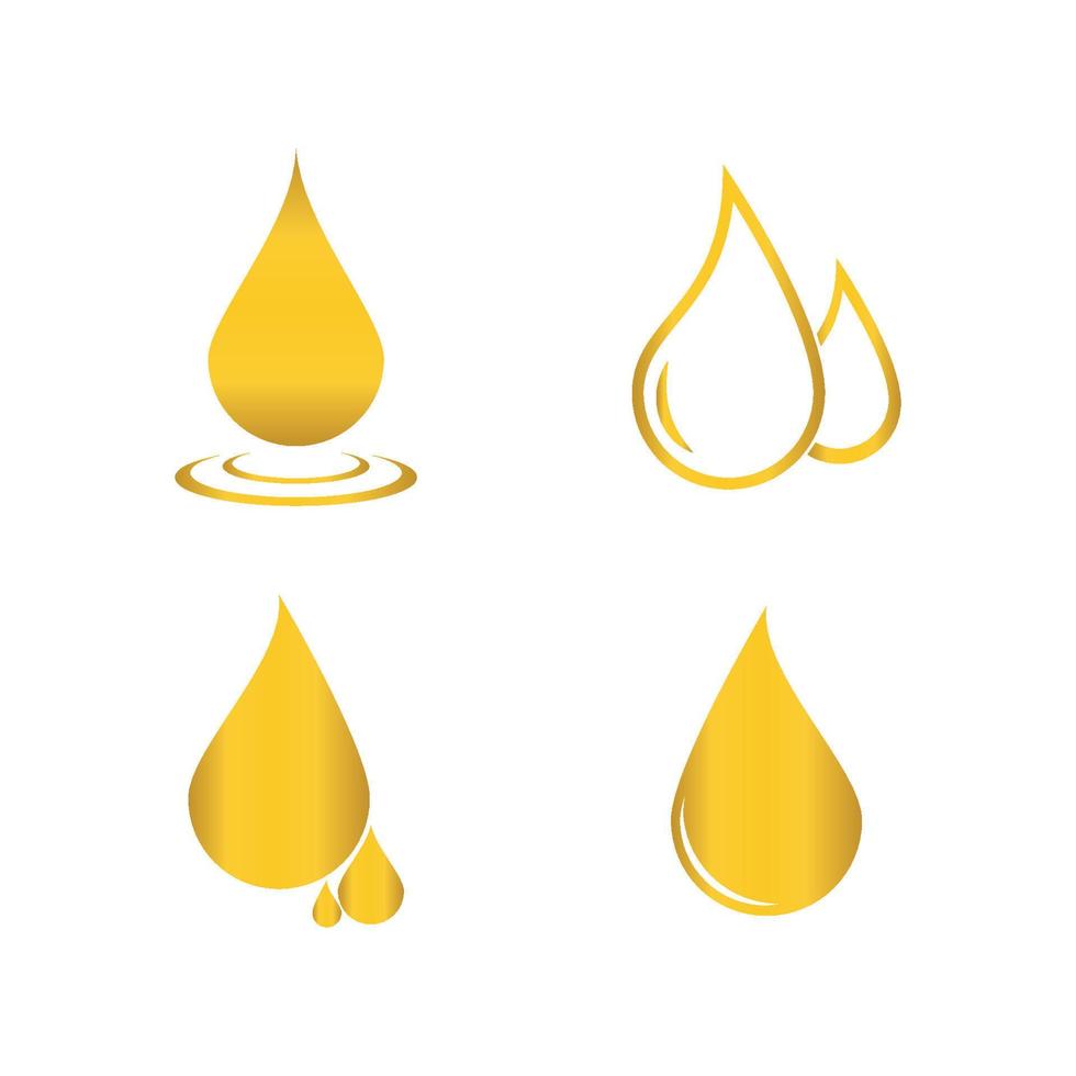 diseño de plantilla de ilustración de vector de icono de aceite