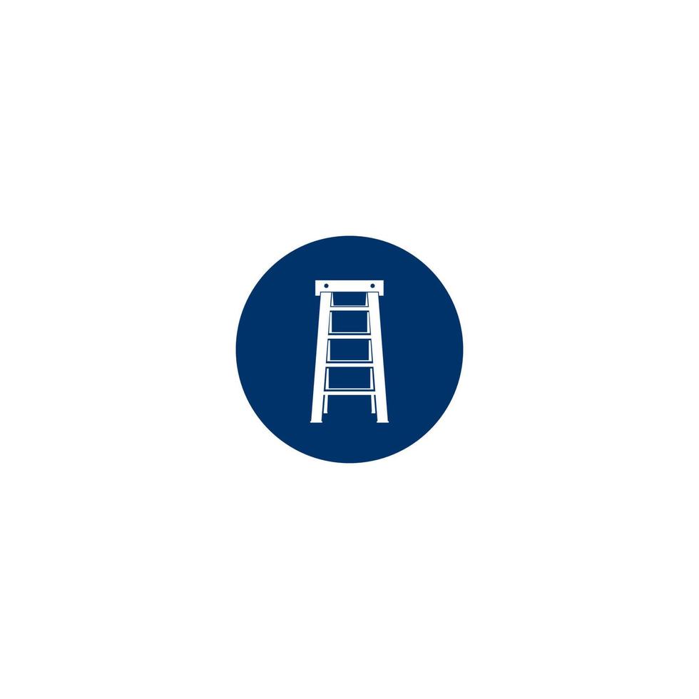 ladder icon. vector illustration design template.