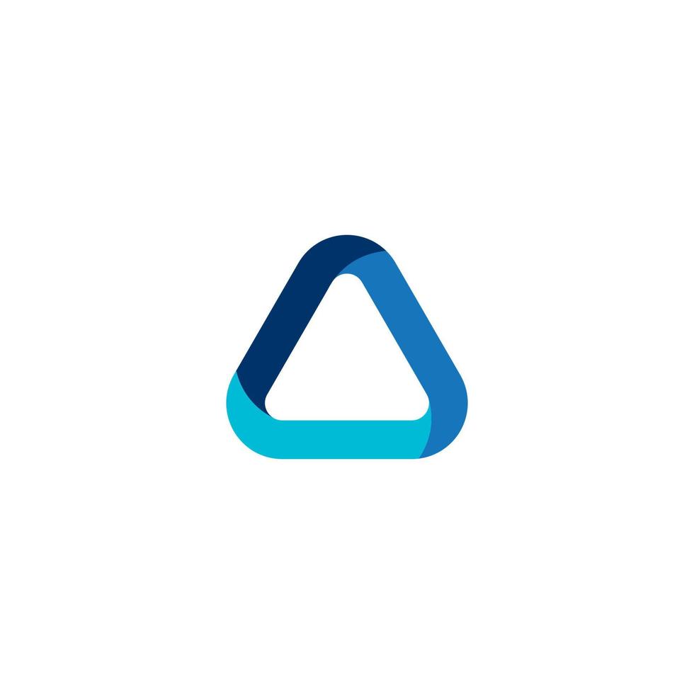 Abstract triangle logo vector