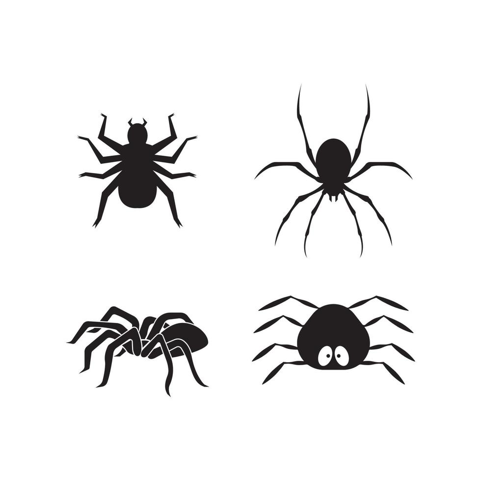 Spider icon. vector illustration template design