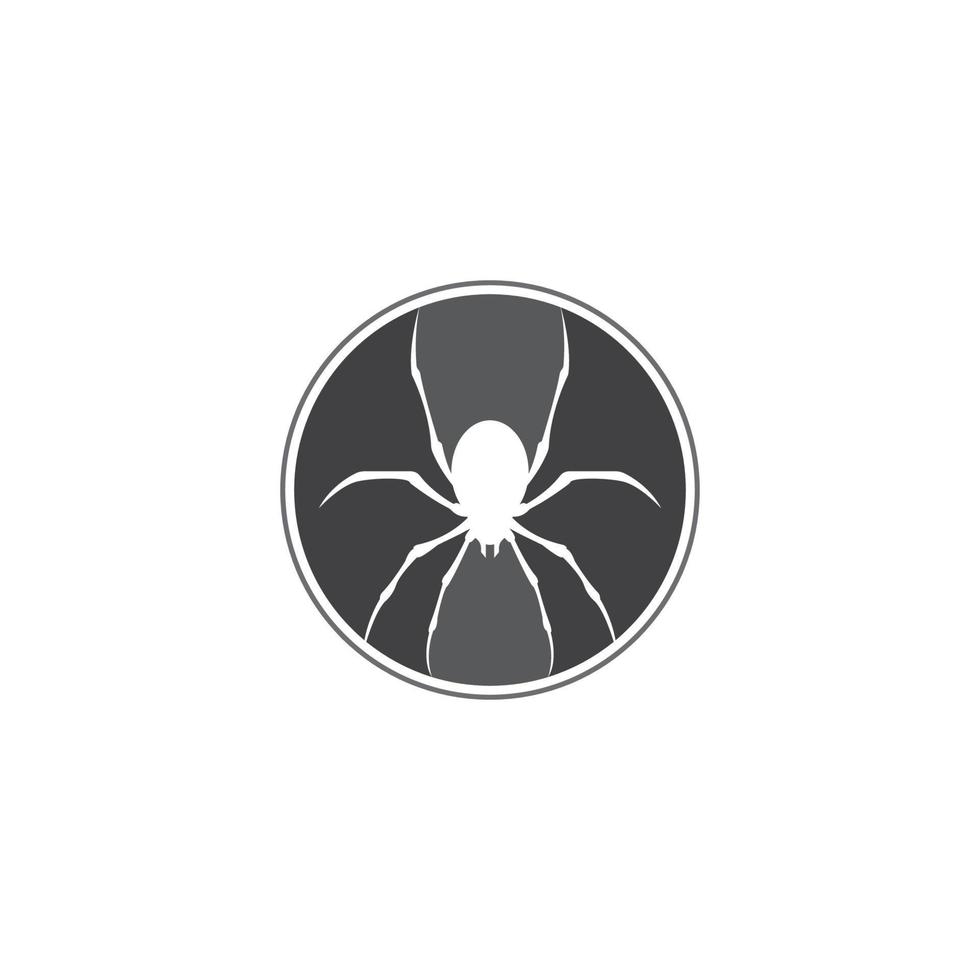 Spider icon. vector illustration template design