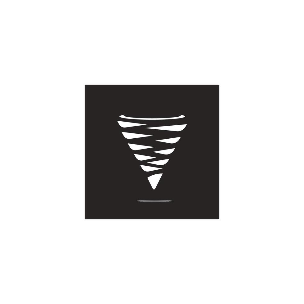 Tornado icon vector illustration template design