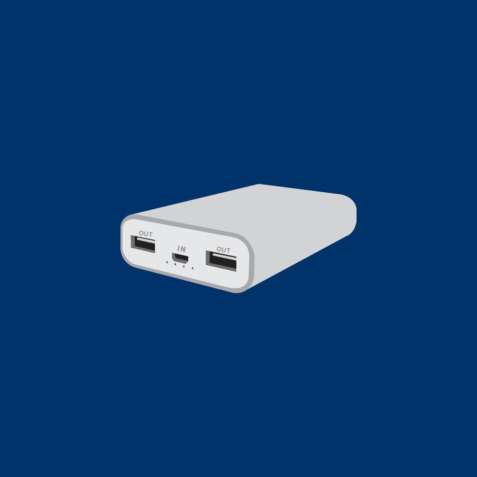 power bank icon. vector