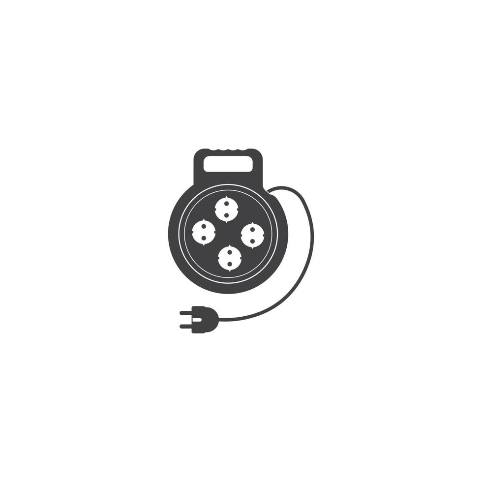 icono de cable de extensión. vector