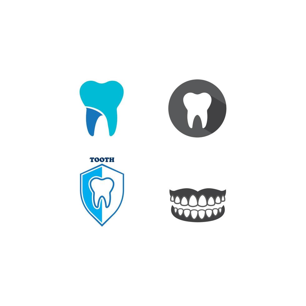 Tooth icon vector illustration template design.