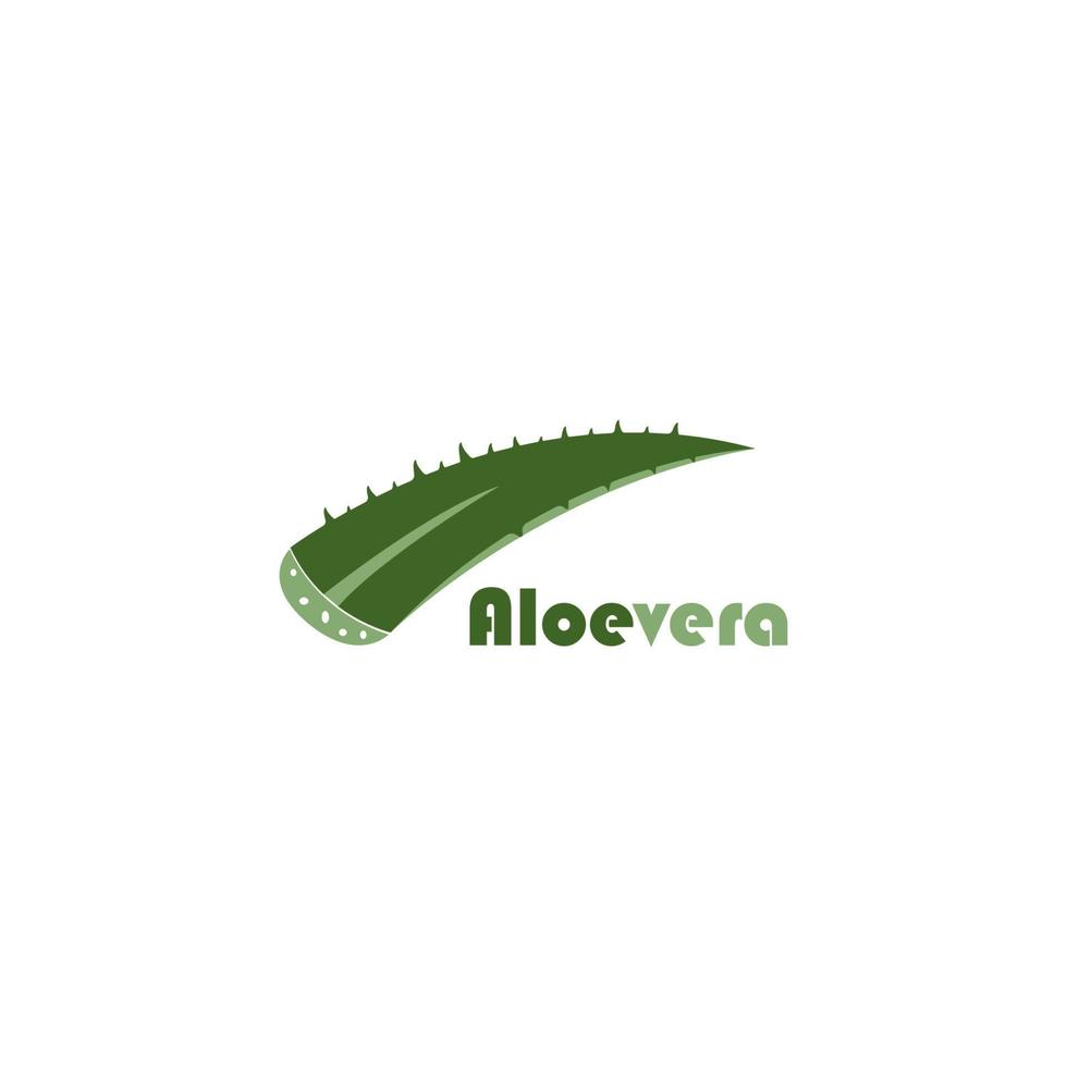 logotipo de aloevera. diseño de plantilla de ilustración vectorial vector