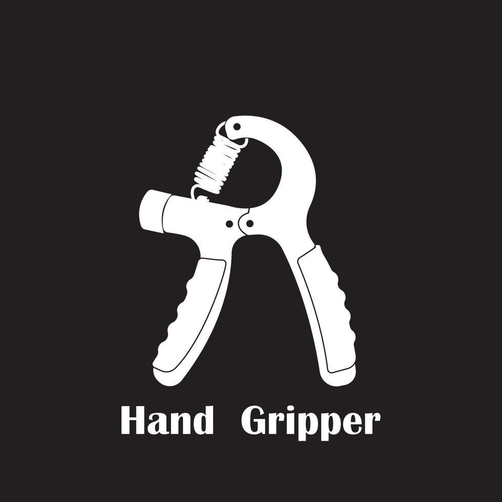 Hand Gripper icon. vector