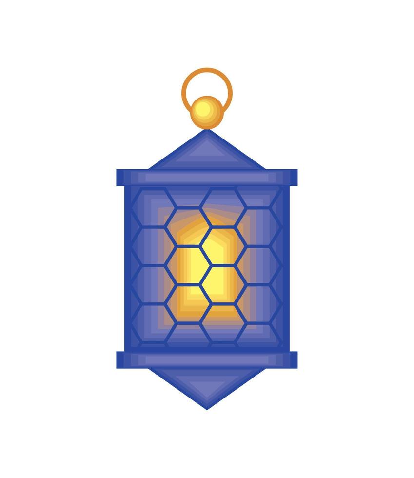 burning lantern icon vector