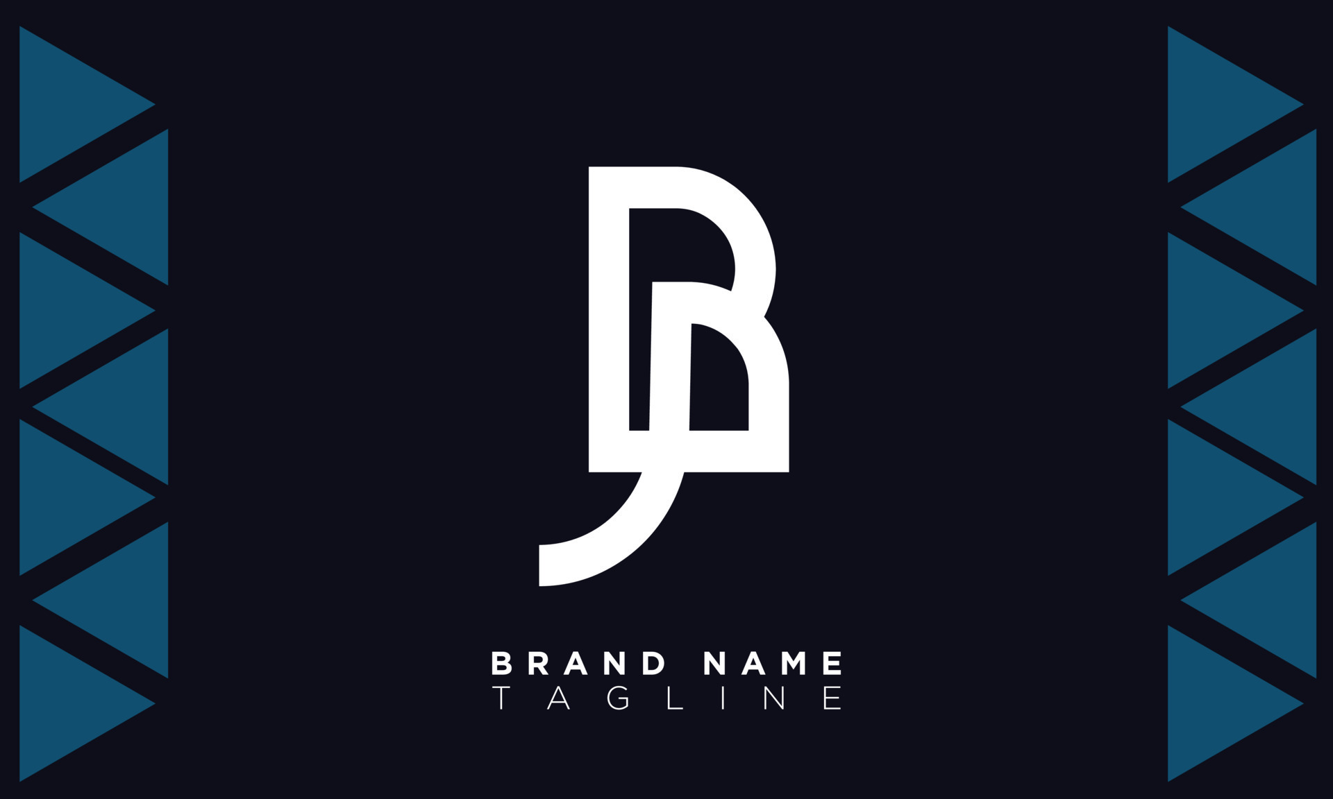 Alphabet letters Initials Monogram logo BJ, JB, B and J 10417926 Vector