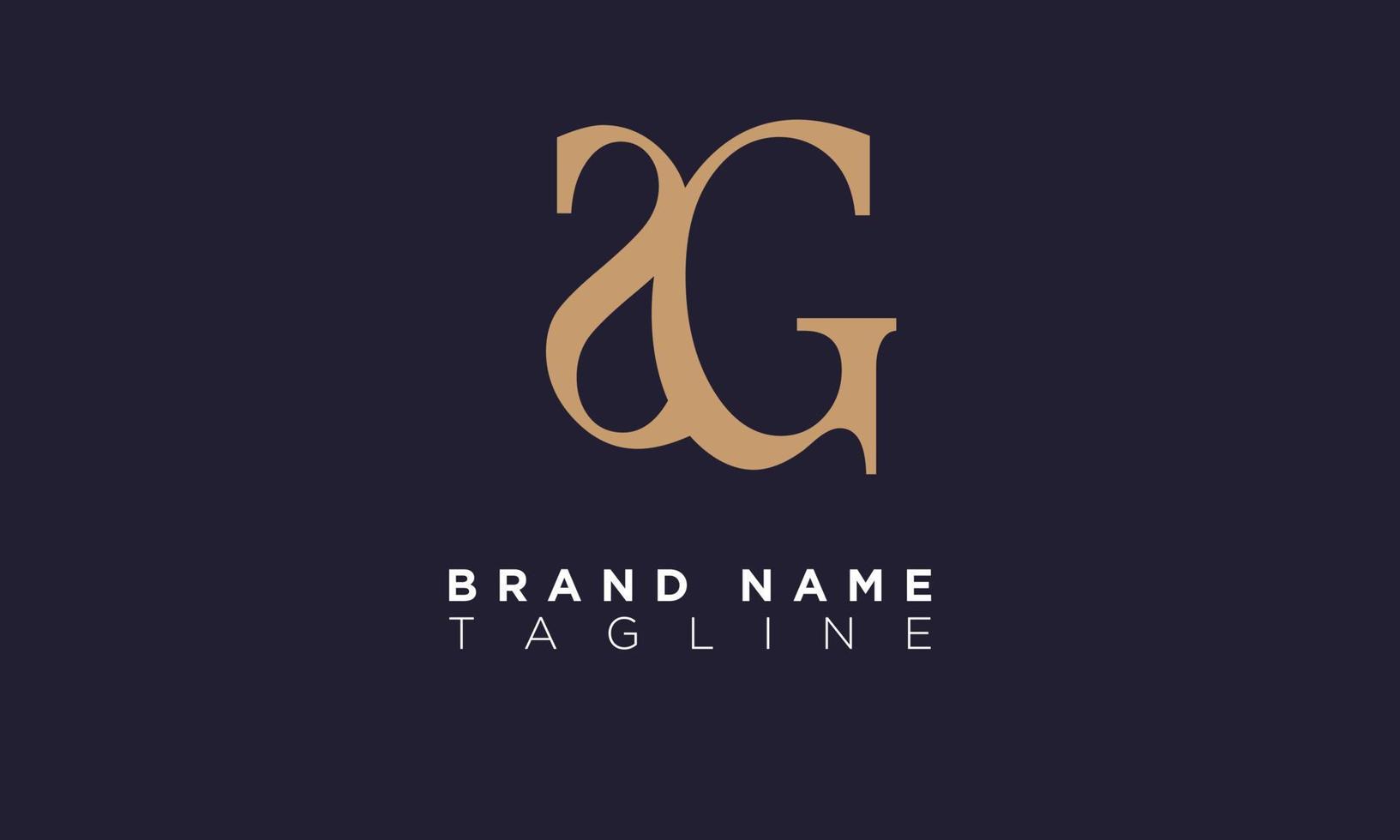 Alphabet letters Initials Monogram logo SG, GS, S and G vector