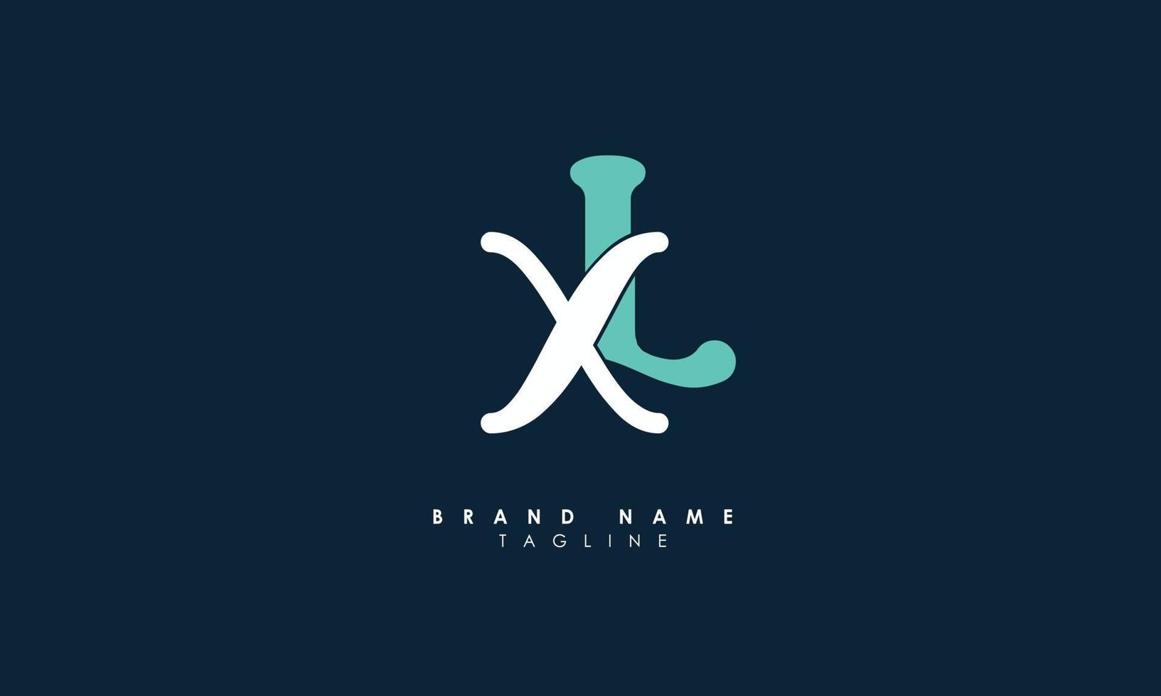 Alphabet letters Initials Monogram logo XL, LX, X and L vector