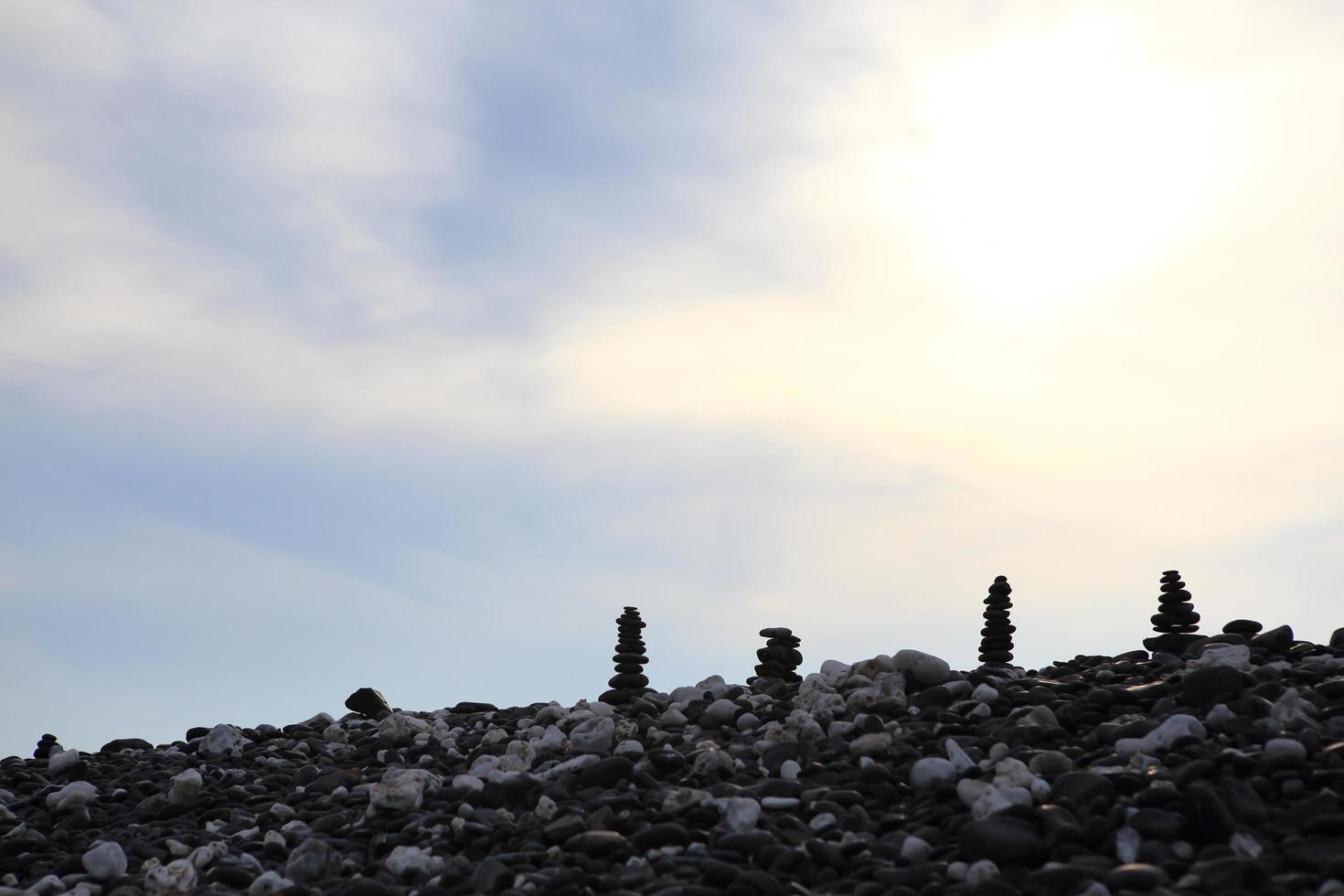 pebble on island, Lipe island, Thailand photo