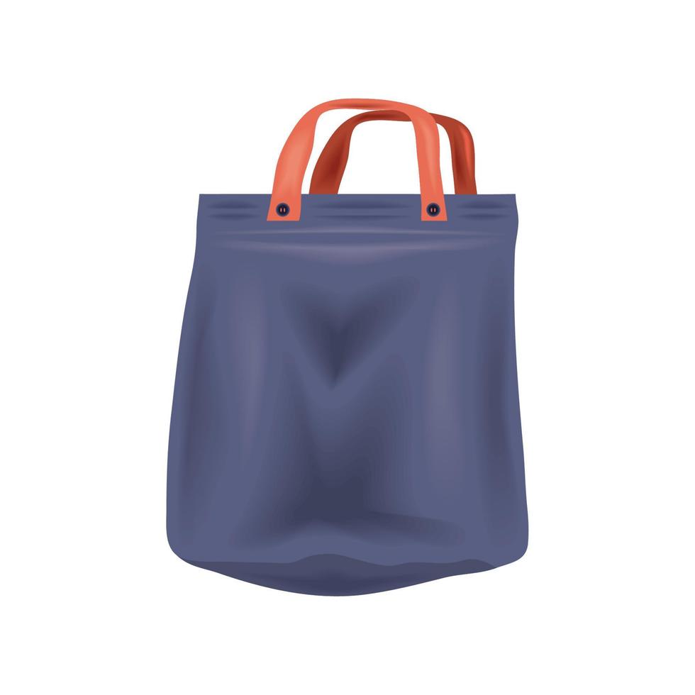 reusable shopping bag vector