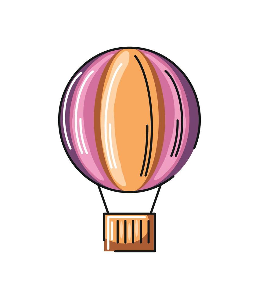 hot air balloon vector