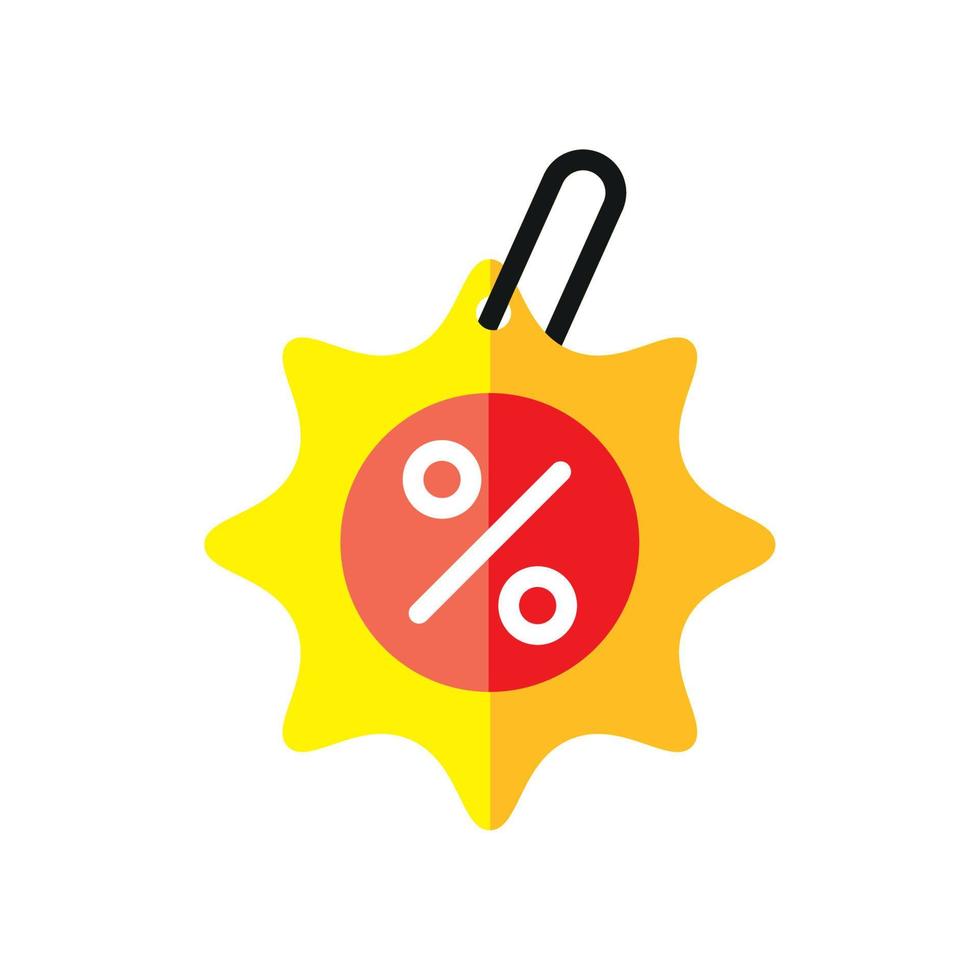 price tag offer vector