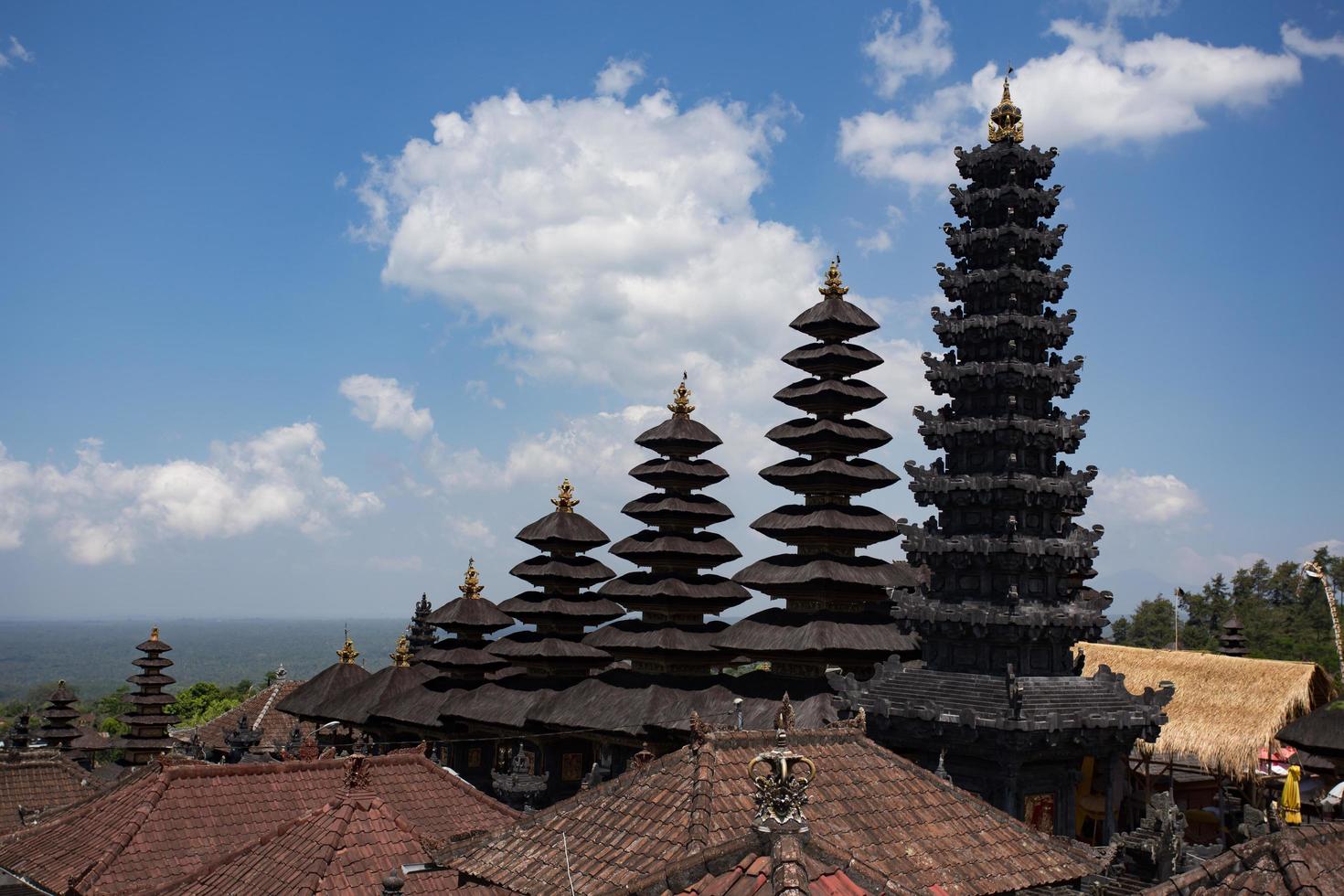 complejo besakih pura penataran agung, templo hindú de bali, indonesia foto