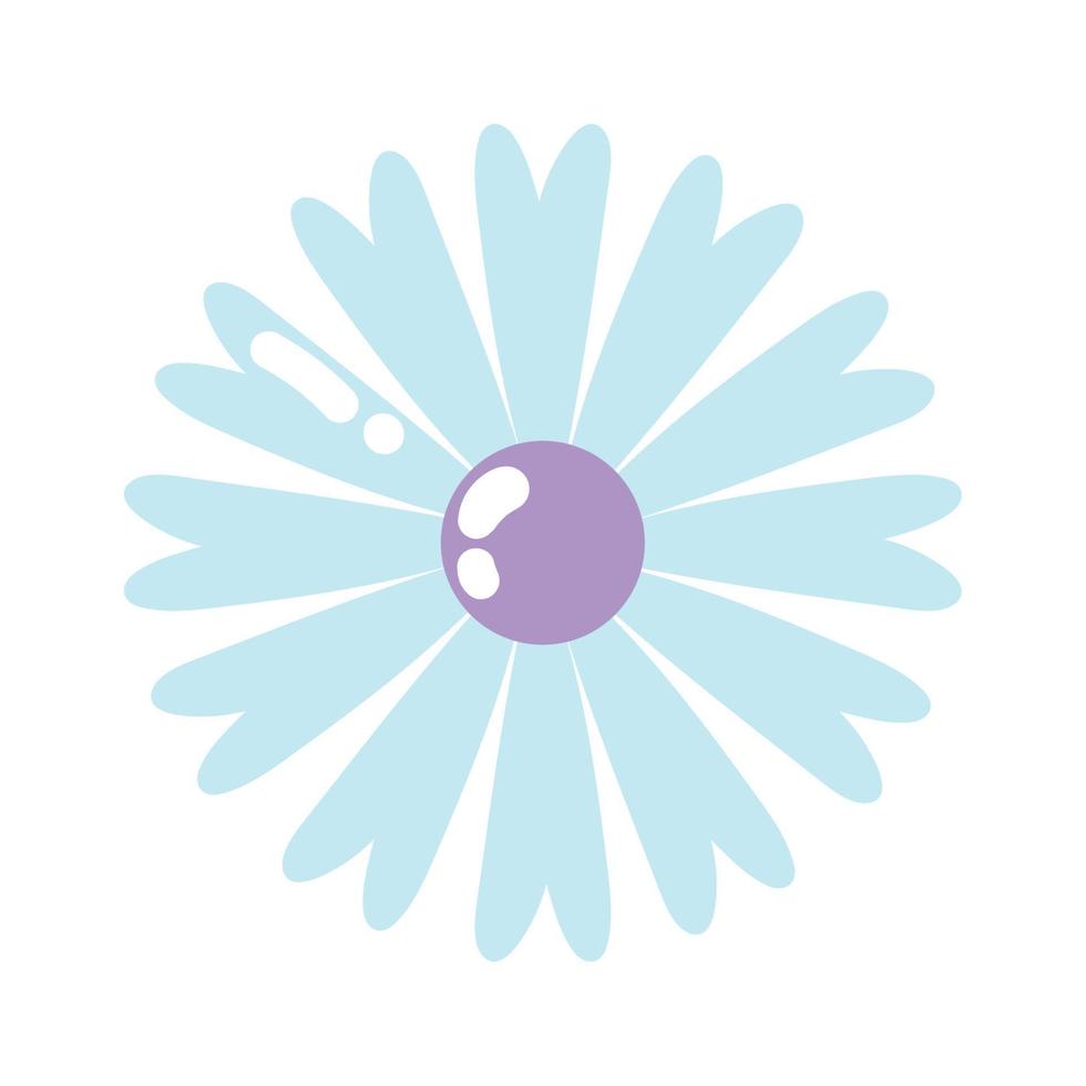 flower cartoon icon vector