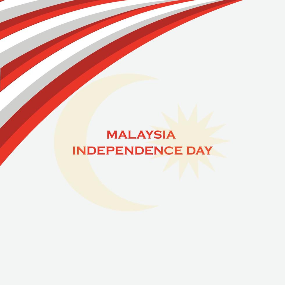 31 august Malaysia independence day 10419058 Vector Art at Vecteezy