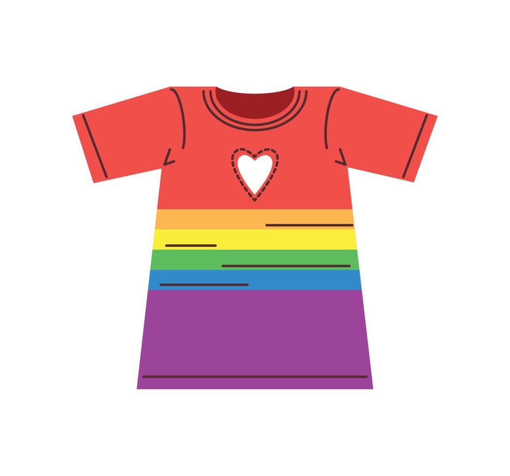 camisa del orgullo gay vector
