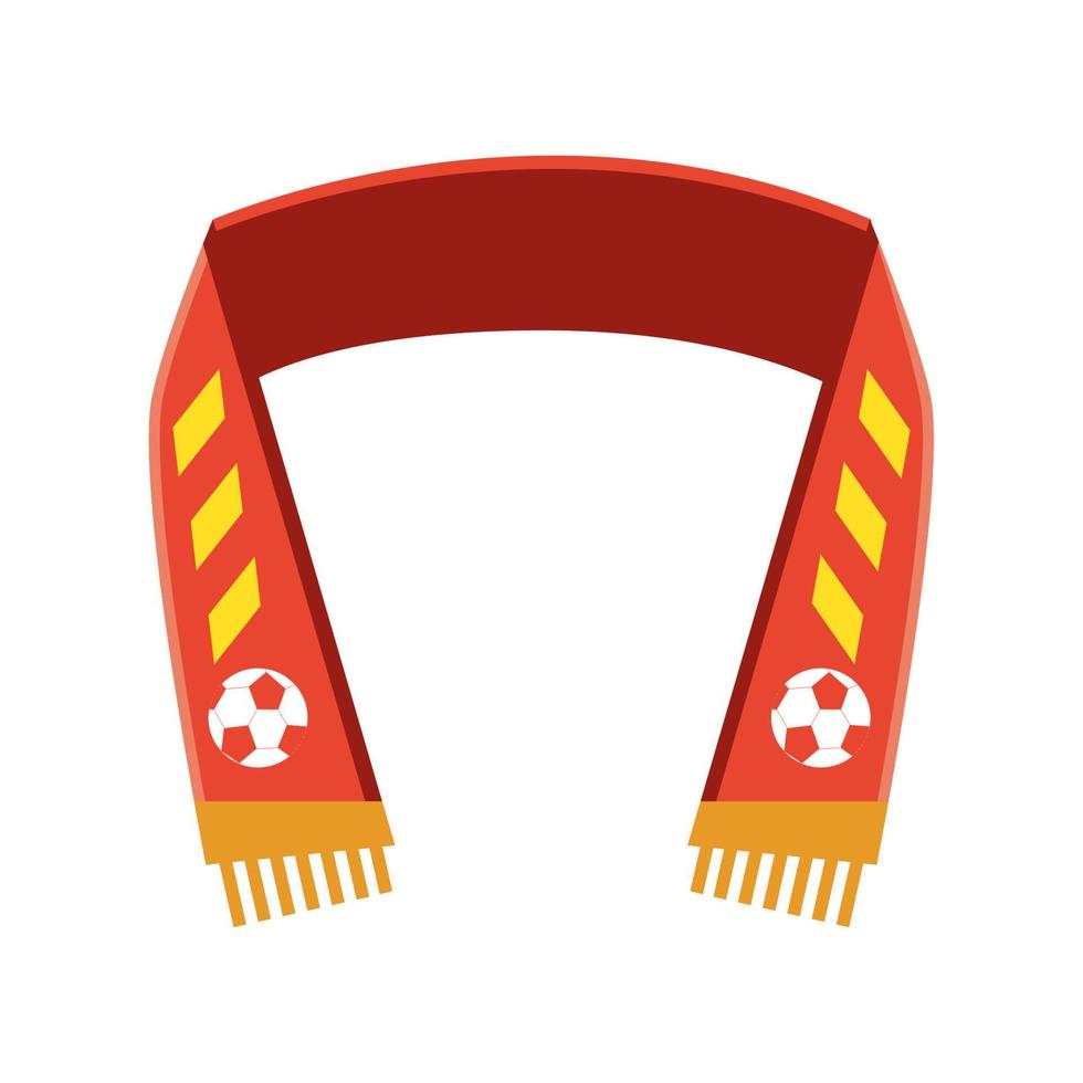 soccer fan scarf 10419140 Vector Art at Vecteezy