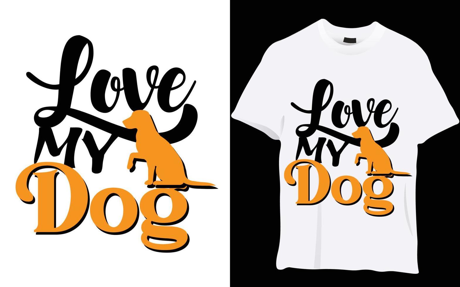 Dog t shirt design vector