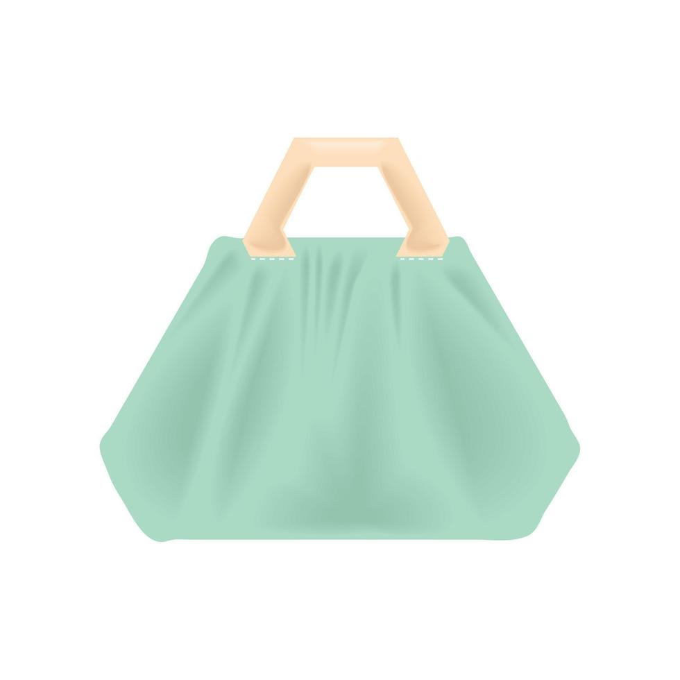 bag made of fabric vector