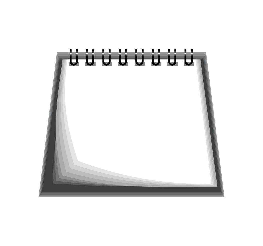 calendar mockup design vector