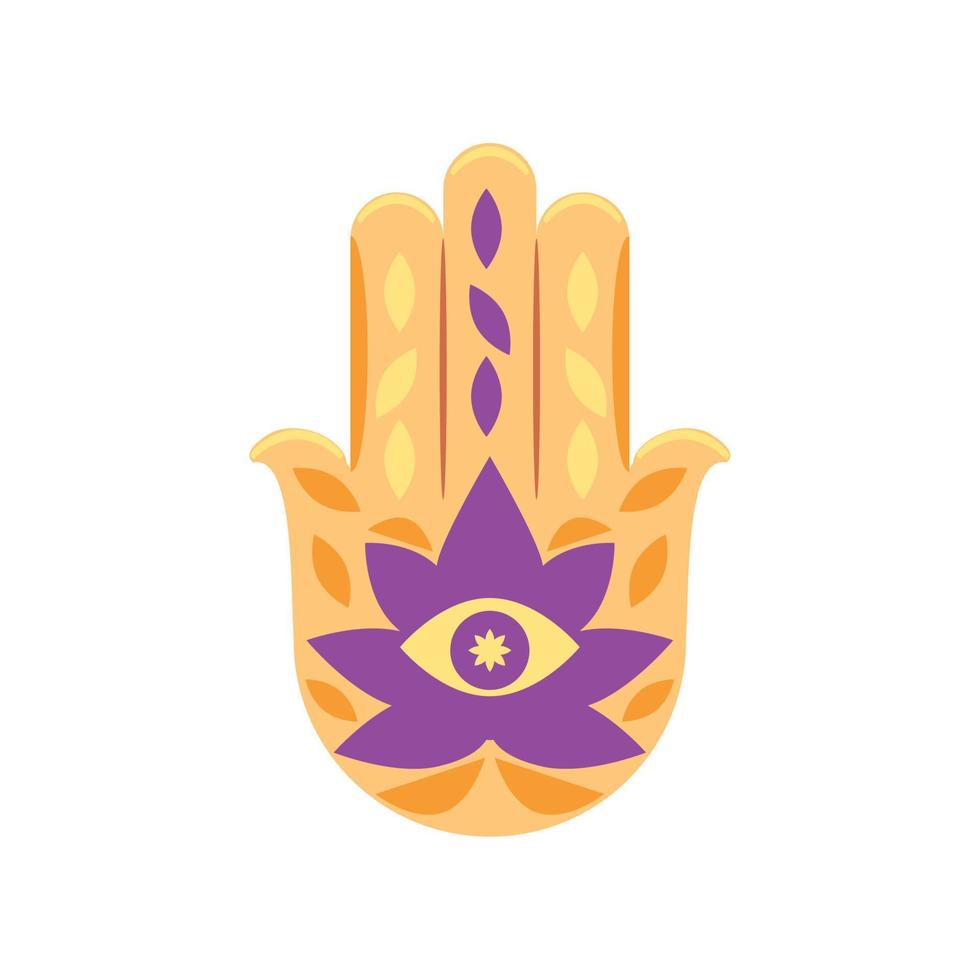 amuleto de protección hamsa vector