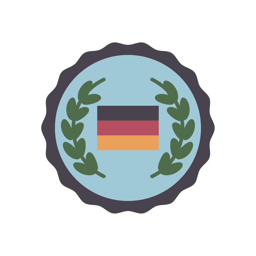 emblema de oktoberfest alemania vector