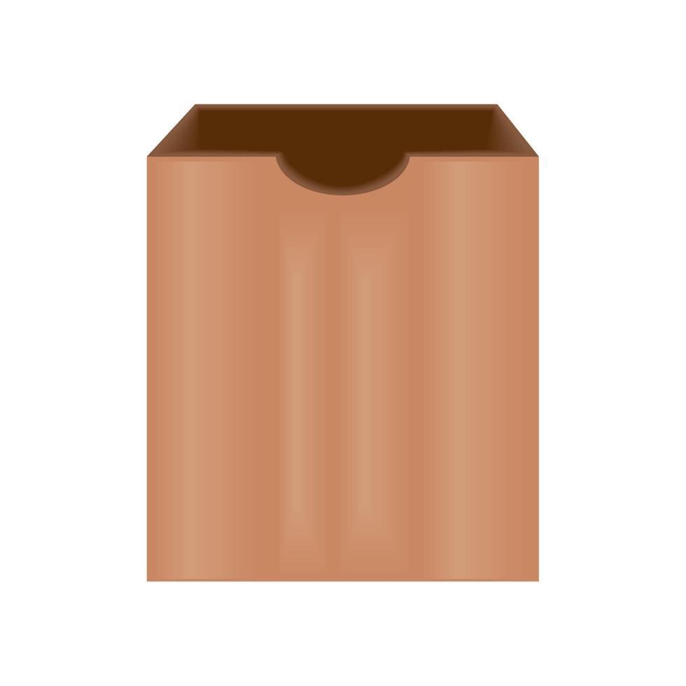paper bag vector icon