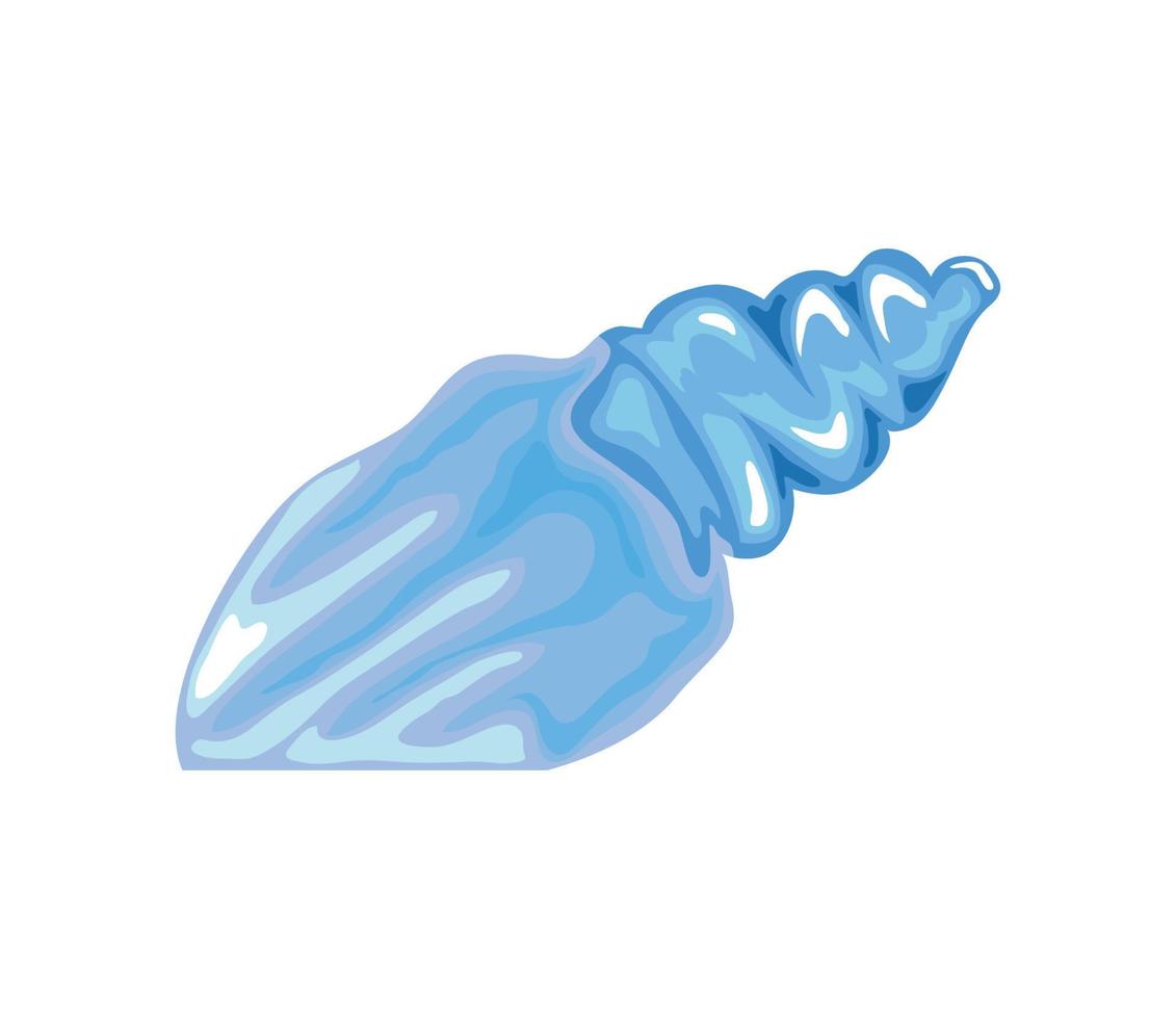 sea snail shell vector