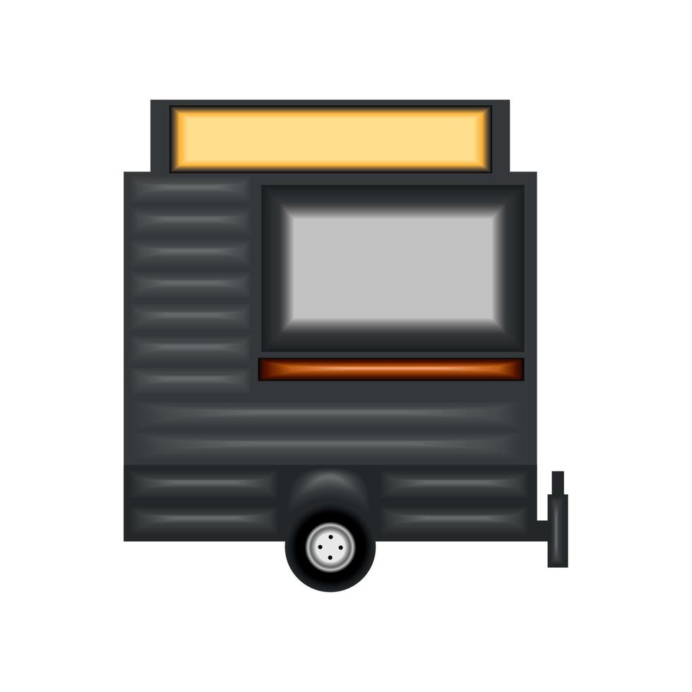 food truck flat icon vector