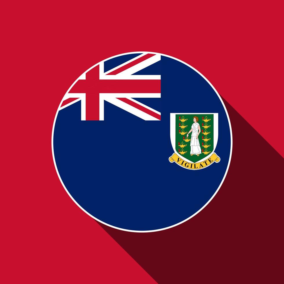 Country Virgin Islands. Virgin Islands flag. Vector illustration.