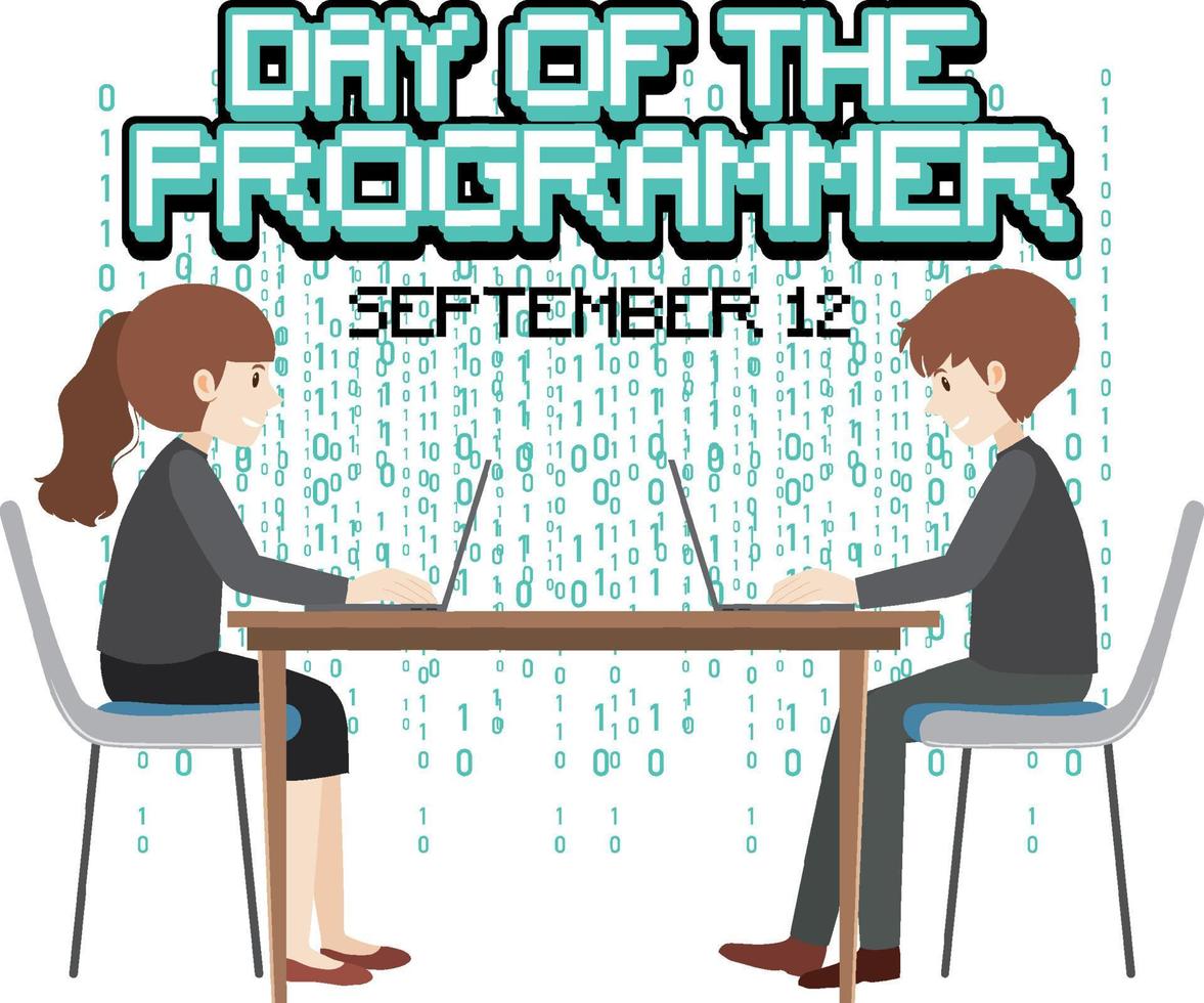 The Day of the Programmer Poster vector