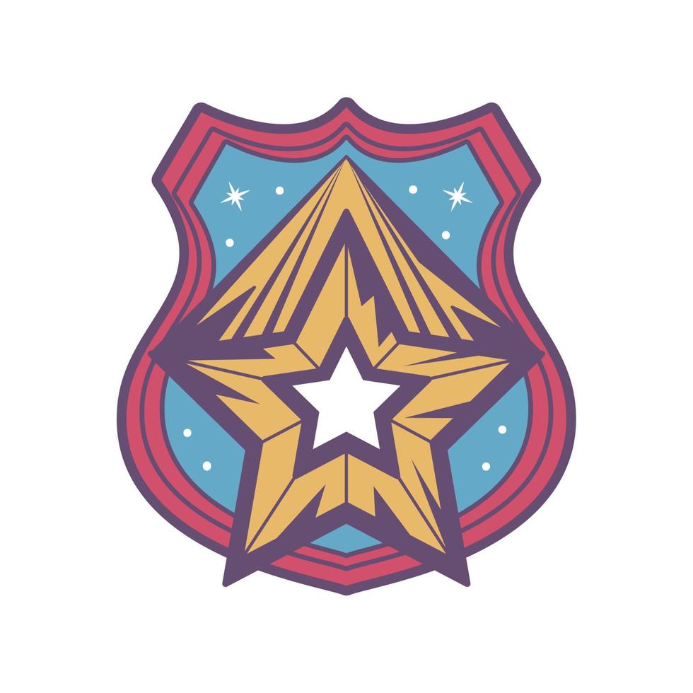space shooting star vector