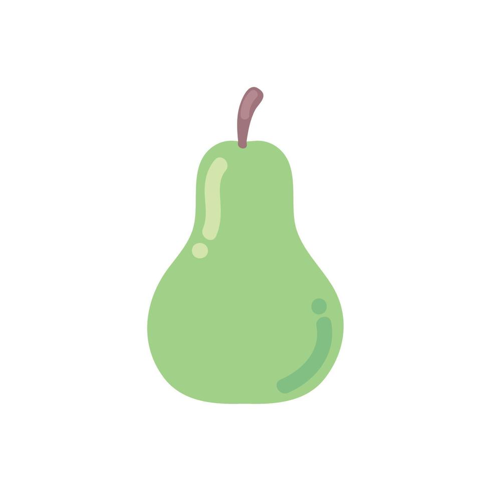 pear fruit food vector