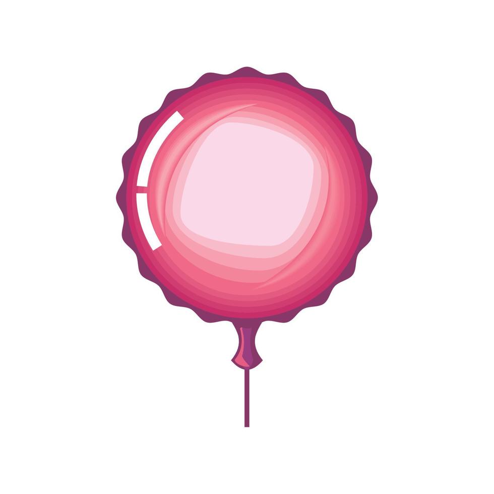 balloon festive icon vector