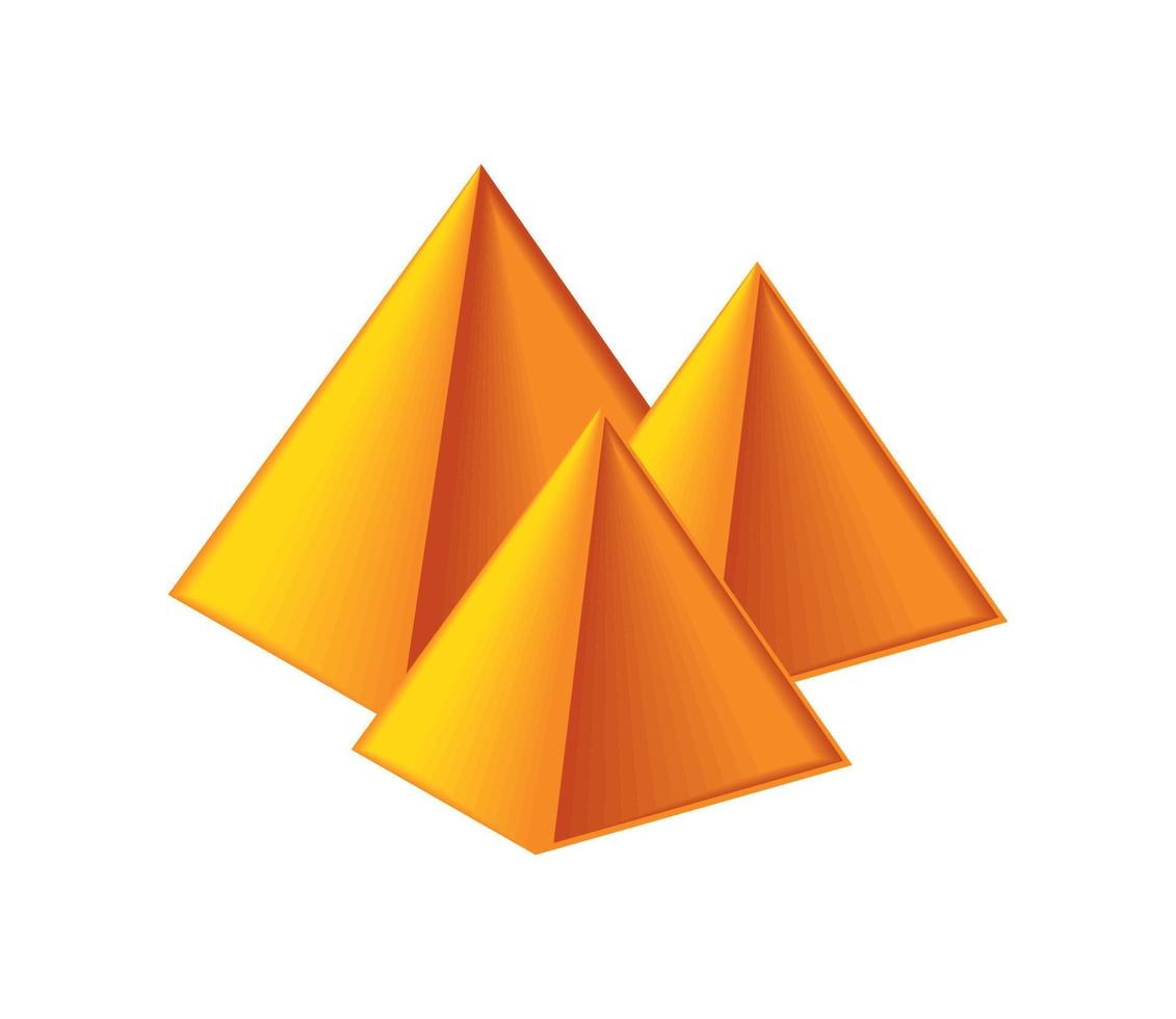 egypt pyramid famous vector