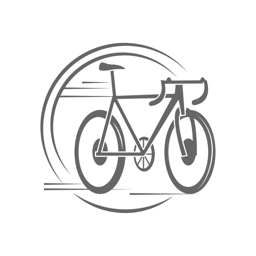 etiqueta de deporte de bicicleta vector